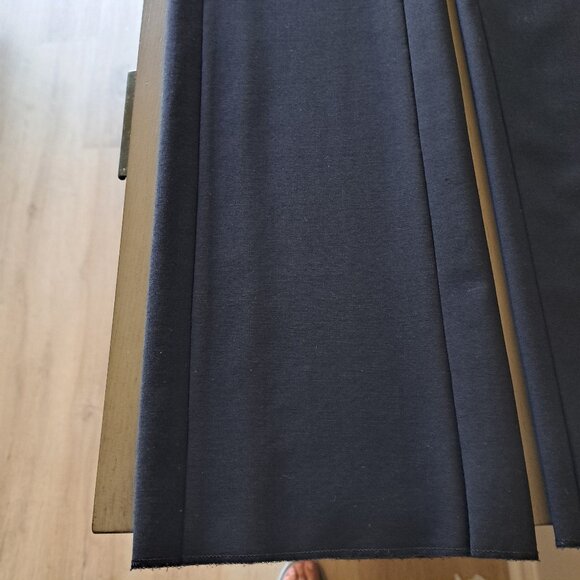 GIANNI VERSACE COUTURE NWT Black Wool Pants Attached Belt Italy Vintage Size 44 - Picture 14 of 15